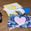 マステを使ったハガキ作り｜型を切り抜いて形を作ろう